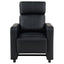 Warren - 4 Seater Home Theater With 3 Wedge Consoles - Black