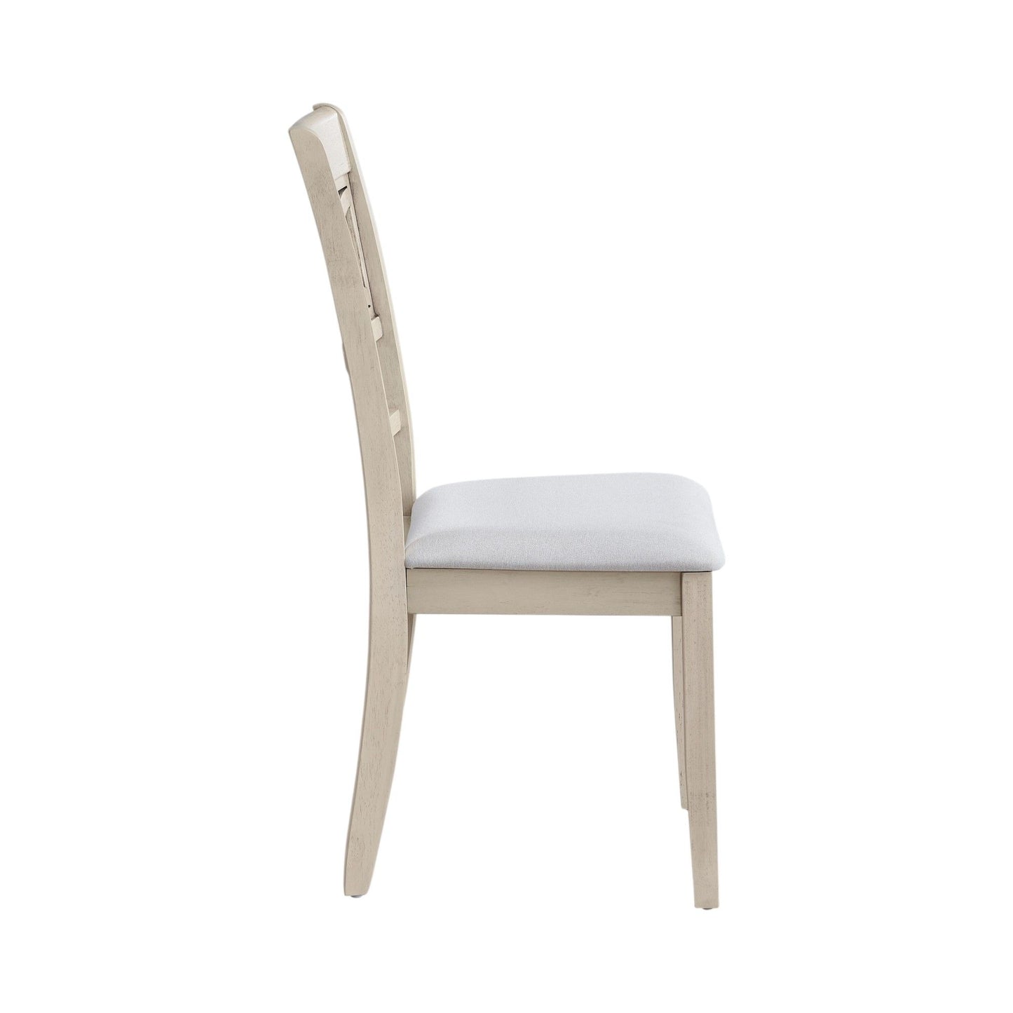 Ferris - 7 Piece Dining Set With Cross Back Chairs And Rectangular Table - Antique White
