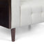 Contemporary Mid-Century Charm 3 Seater Sofa With Button Tufted Waffle Stitching