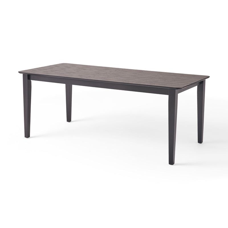 Farmhouse Charm Dining Table With Square Leg