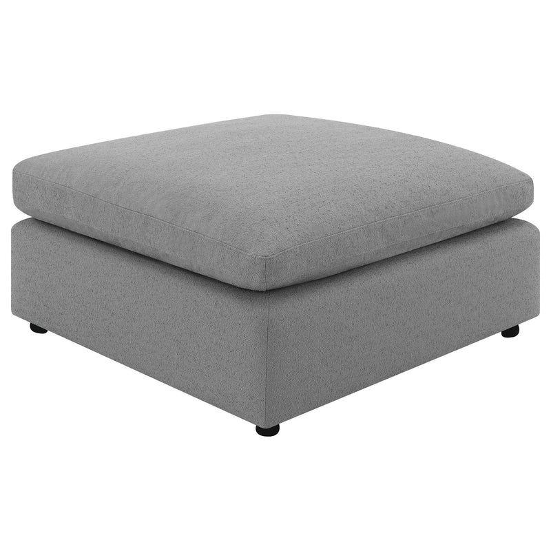 Segoura - 6 Piece Upholstered Modular Sectional With Ottoman - Gray