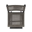 Outdoor Folding Acacia Wood Barstools With Rattan Backrest And Seat