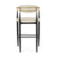 Upholstered Bar Stools With Backs For Kitchen Island (Set of 2)