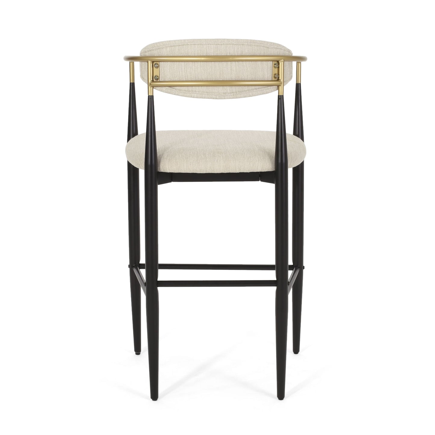Upholstered Bar Stools With Backs For Kitchen Island (Set of 2)