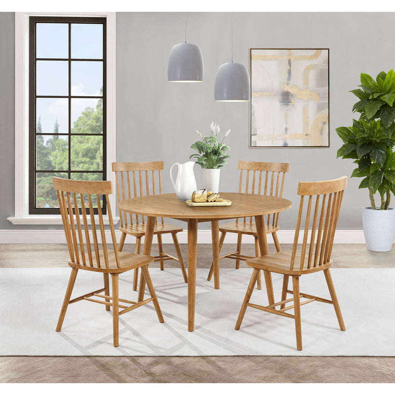 Calloway - Round Dining Table - Brown
