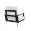 Modern Armchair With Solid Wood Frame