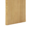 X-Frame Console Table, Angled Cross Leg Design, Rounded Edges - Natural