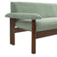 Loveseat Sofa 2 Seater Couch With Armrest Pillows