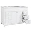 Bathroom Vanity Cabinet Only, 6 Soft Close Drawers & Double Doors - White