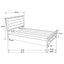 Queen Storage Bed With Platform Design And Drawer Storage - Brown