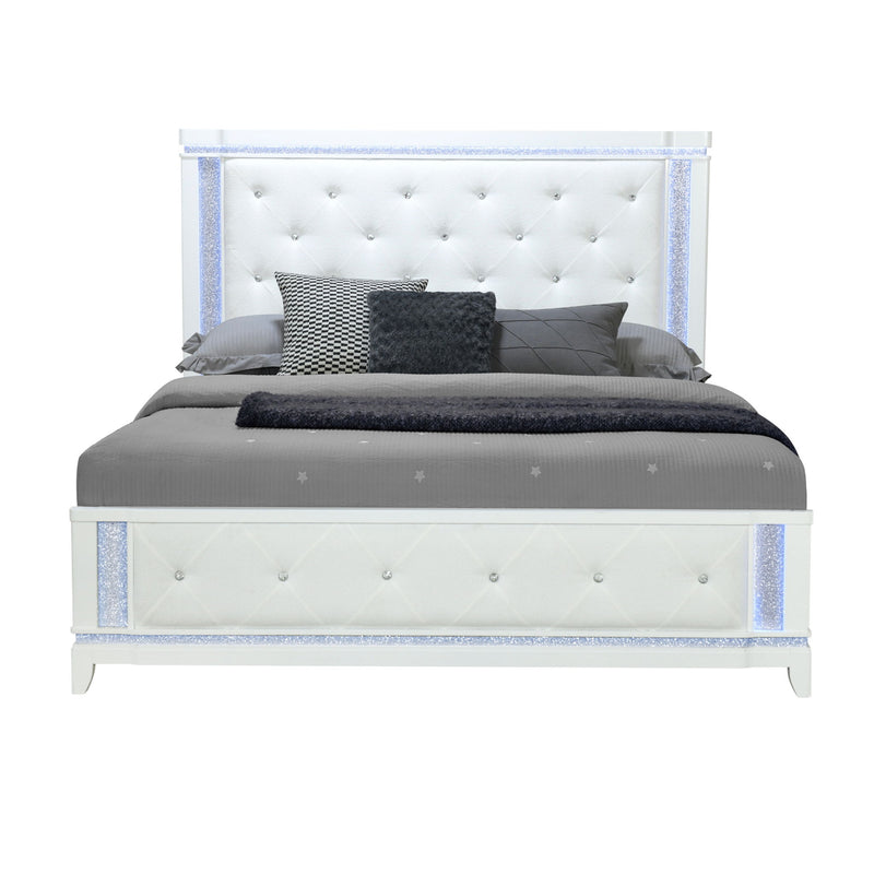 Adalid - Contemporary Bed With LED Lights