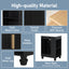 Classic Retro Bathroom Vanity With Sink, Door Shelf, Side Open Storage Frame
