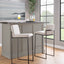 Fuji - Contemporary High Back Barstool Elegant Design