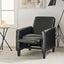 Upholstered Push Back Recliner Chair For Living Room
