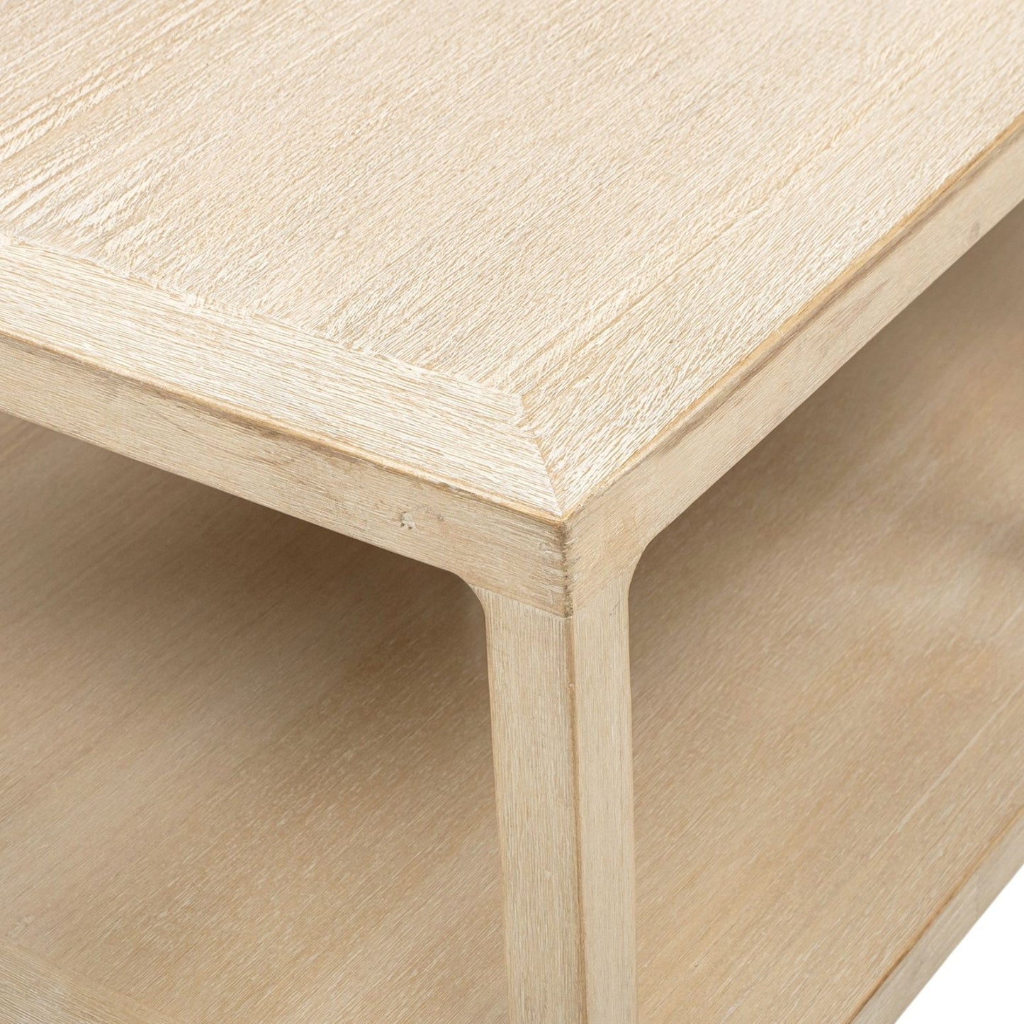 Ellis - Open Frame Coffee Table With Lower Shelf - Natural
