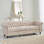 Chesterfield Style 3 Seater Sofa With Deep Button Tufting