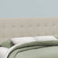 Queen Size, Bed Headboard Only, Upholstered Transitional - Beige