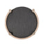 Round Pet Sofa, Wide Upholstered Pet Bed - Charcoal