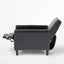 Upholstered Push Back Recliner Chair For Living Room
