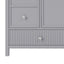 Bathroom Vanity With Separate Sink, Soft Close Doors And 4 Drawers