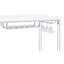 Tonneson - Bar Table With Trestle Base And Wine Storage - White