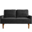 Loveseat Sofa, European Style With Sleek Design, Modern & Vintage Flair, Upholstered 2 Seater Couch