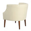 Contemporary Upholstered Club Chair With Button Tufting