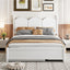 Platform Bed With With 2 Big Drawers And Trundle