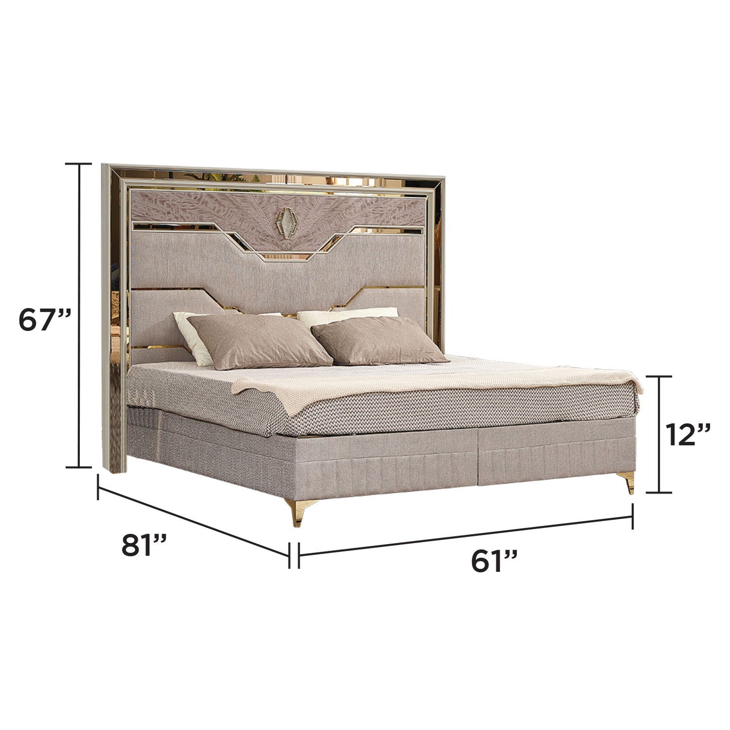 Omari - Upholstered Bed