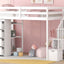 Loft Bed With Storage Drawers And Stairs With Shelves