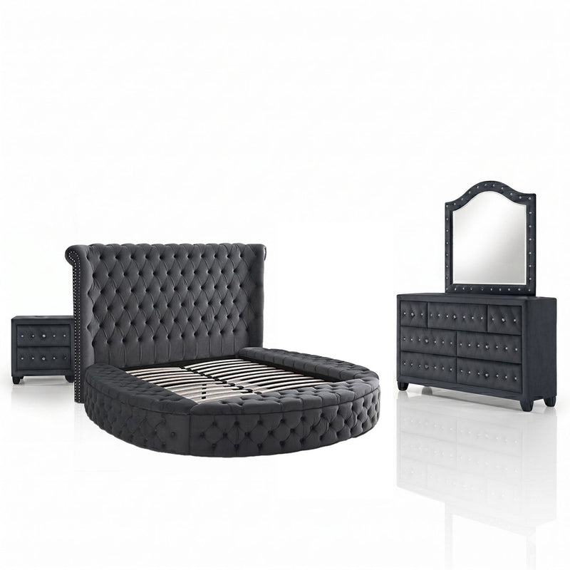 Hazel - Juego de dormitorio con cama con almacenaje
