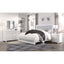 Skye - Marble Nightstand - White