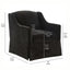 Luisa - Skirted Swivel Accent Chair