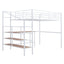 Loft Bed With Desk And Lateral Storage Ladder