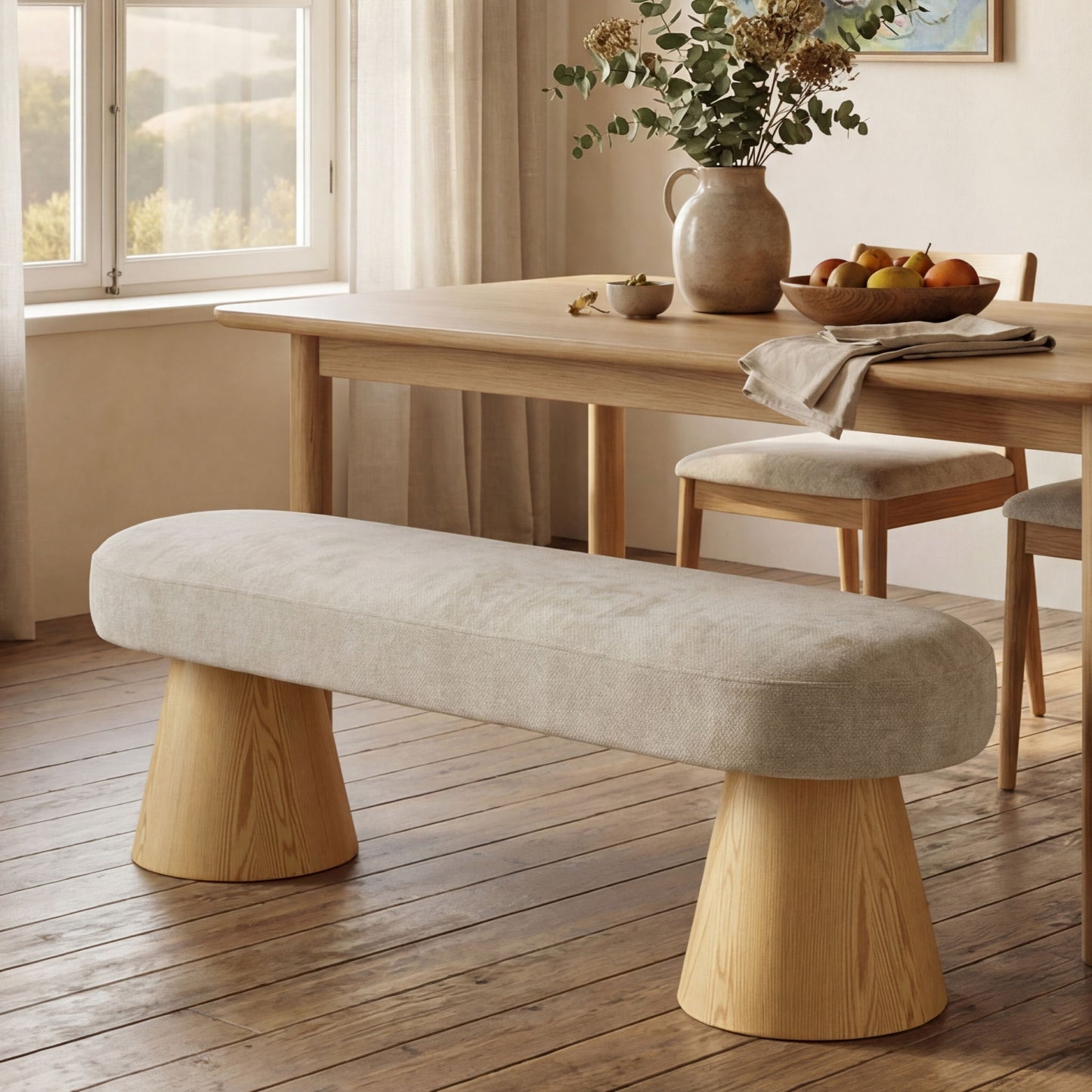 Upholstered Bench For Dining Room