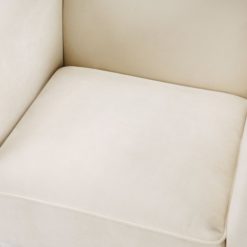Barrel Accent Chair With Enclosed Arms