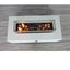 Rectangular Propane Fire Pit Table With Fiber Reinforcement And Adjustable Flame Control - Gray