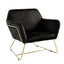 Keira - Accent Chair With Metal Base