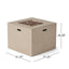 Outdoor Patio Square Gas Burning Concrete Fire Pit 40, 000 Btu