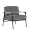 Modern Accent Chair With Cushions, Cozy Seating