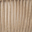 Outdoor Lounge Chair With Woven Backrest, Solid Wood Frame, Comfortable Cushions