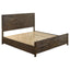 Greely - 5 Piece King Storage Bedroom Set Includes Bed, Nightstand, Dresser, Mirror & Chest - Rustic Brown