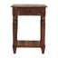 Turned Legs Drawer Table