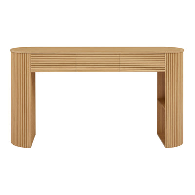 Retro Console Table With Storage, 3 Drawers