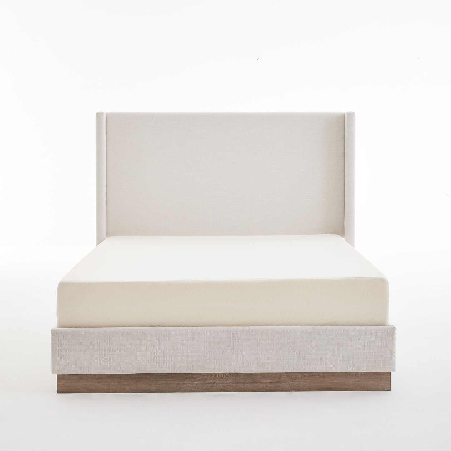 Hosford - Minimalist Upholstered Wingback Bed