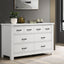 Cassini - 6 Drawer Dresser - White