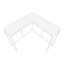 Corner Accent Console Table For Entryway, Unique L-Shaped Design