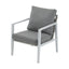 Modern Lounge Chair With Rope Accents And Cushions