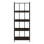 Bookshelf, Bookcase, Etagere, 4 Tier, For Office, Contemporary & Modern - Espresso