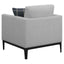 Saba - Upholstered Chair With Reversible Cushions - Gray